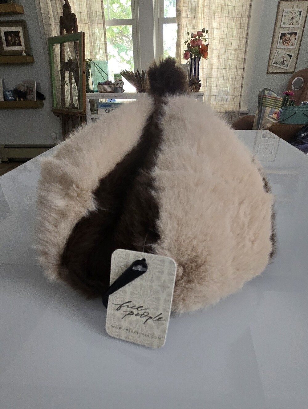 Free People Faux Fur Beret